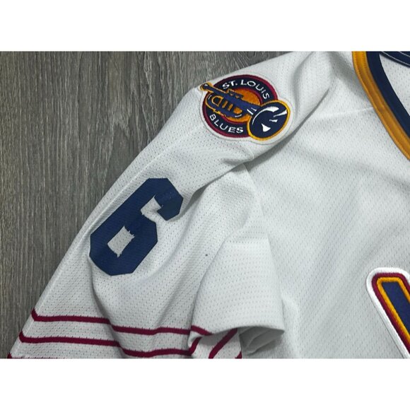 Maska St Louis Blues Hockey Jersey Men's Small NHL Uniform Shirt Multicolor - Picture 4 of 9